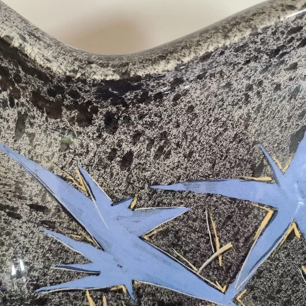 Vintage 1951 OOAK Handcrafted MCM Large Trinket Catchall Tray Stars Serving Bowl